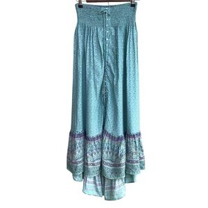 Sea Lustre Boho Floral Maxi Skirt One Size